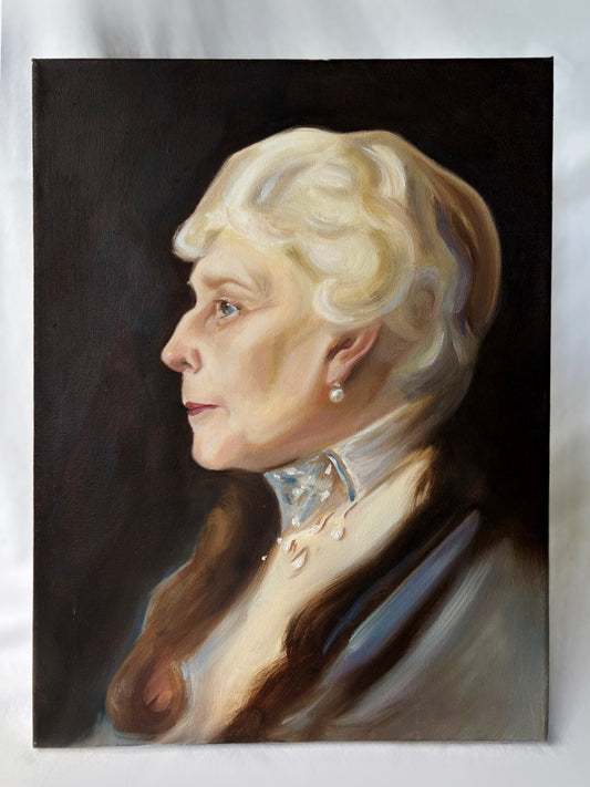 Beatrice - Oil painting