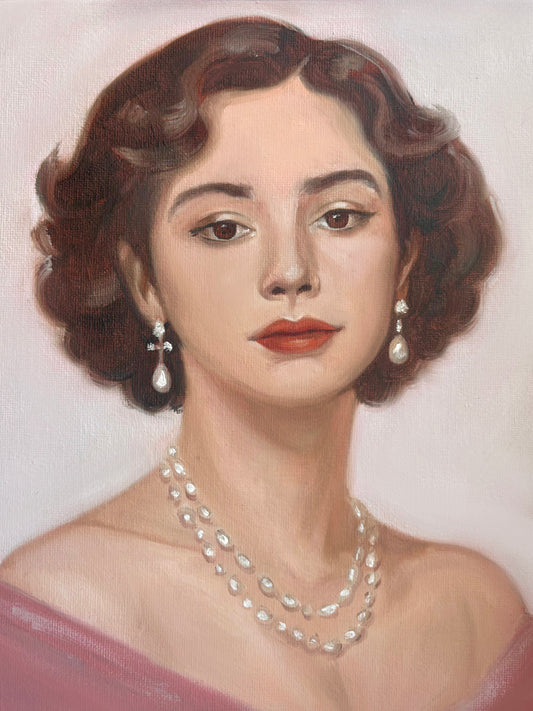 Glamour - Oil painting